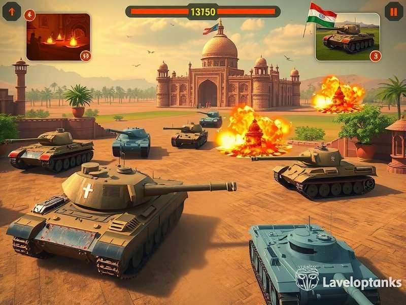 Bollywood Tanks Diwali special event gameplay